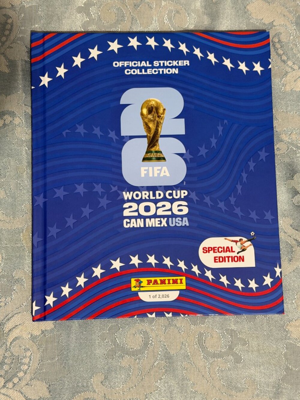 Panini 2026 World Cup Album Limited Edition Hardcover 1 of 2026 USA Exclusive